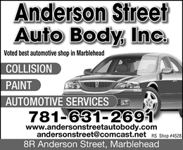Anderson Street Auto body Marblehead, MA